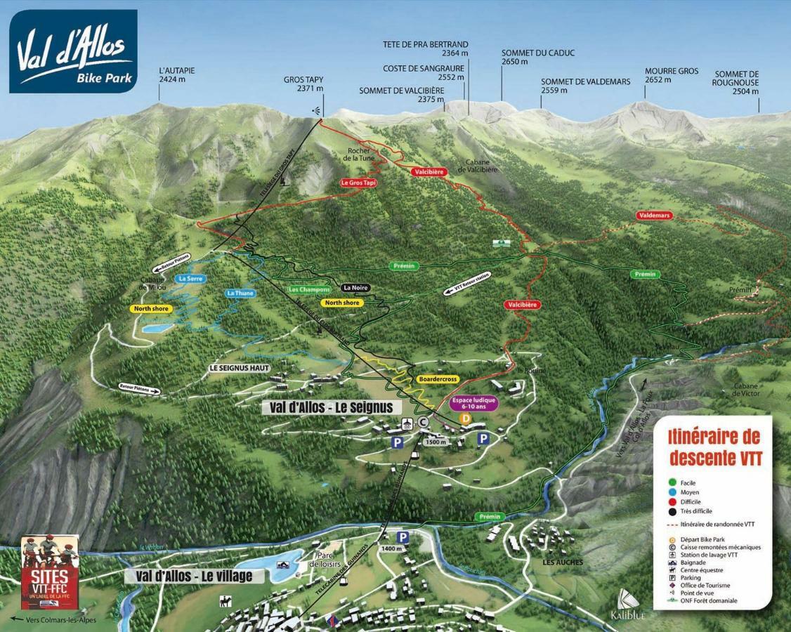 Studio Chaleureux A La Foux D'Аллос Екстер'єр фото